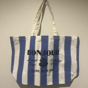 Sézane canvas tote bag NWOT